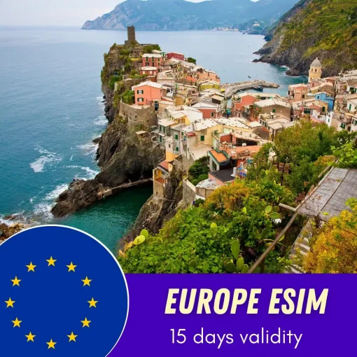 Europe eSIM 15 Days
