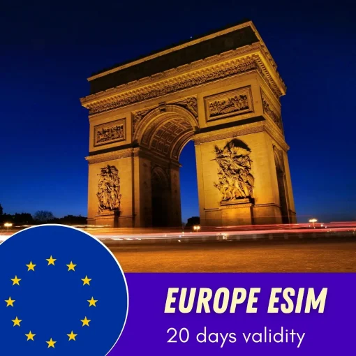 Europe eSIM 20 Days