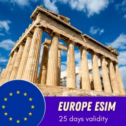 Europe eSIM 25 Days