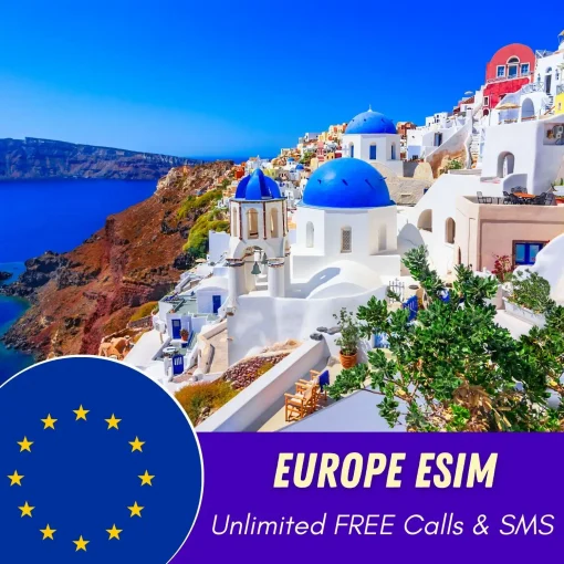 Europe eSIM FREE Data & Calls