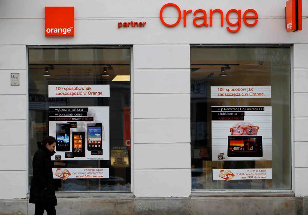 Orange store in Poland