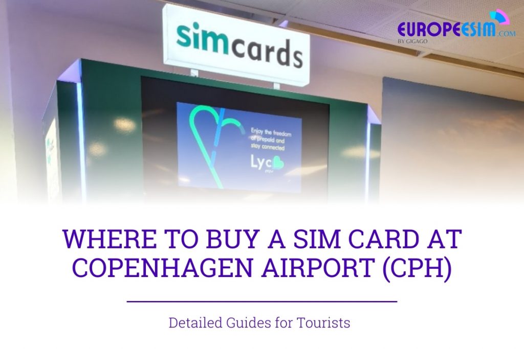 SIM CARD at Copenhagen AIRPORT