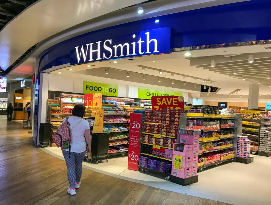 WHSmith store at London Heathrow Airport