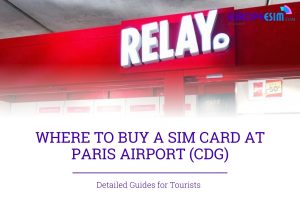SIM CARD at PARIS AIRPORT
