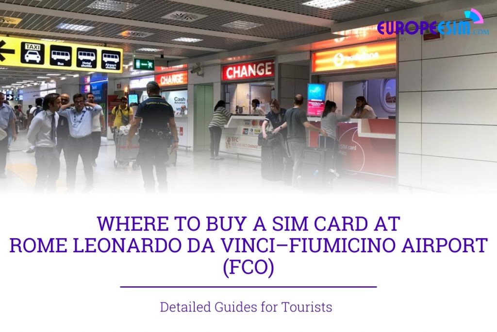SIM CARD at ROME AIRPORT