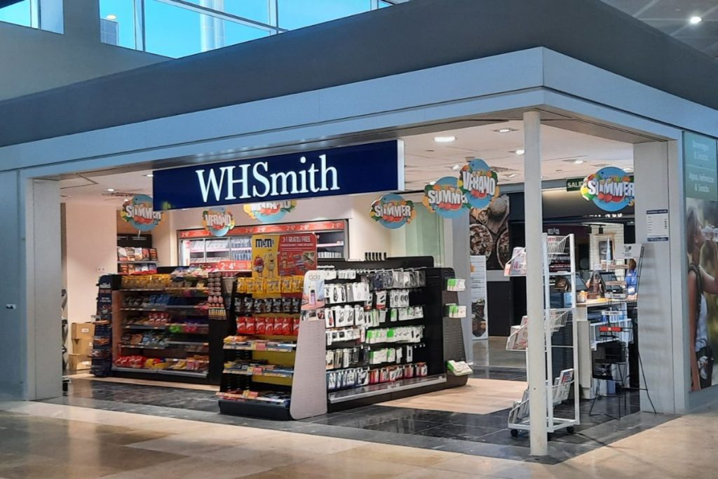 Famous WHSmith at Barajas Airport