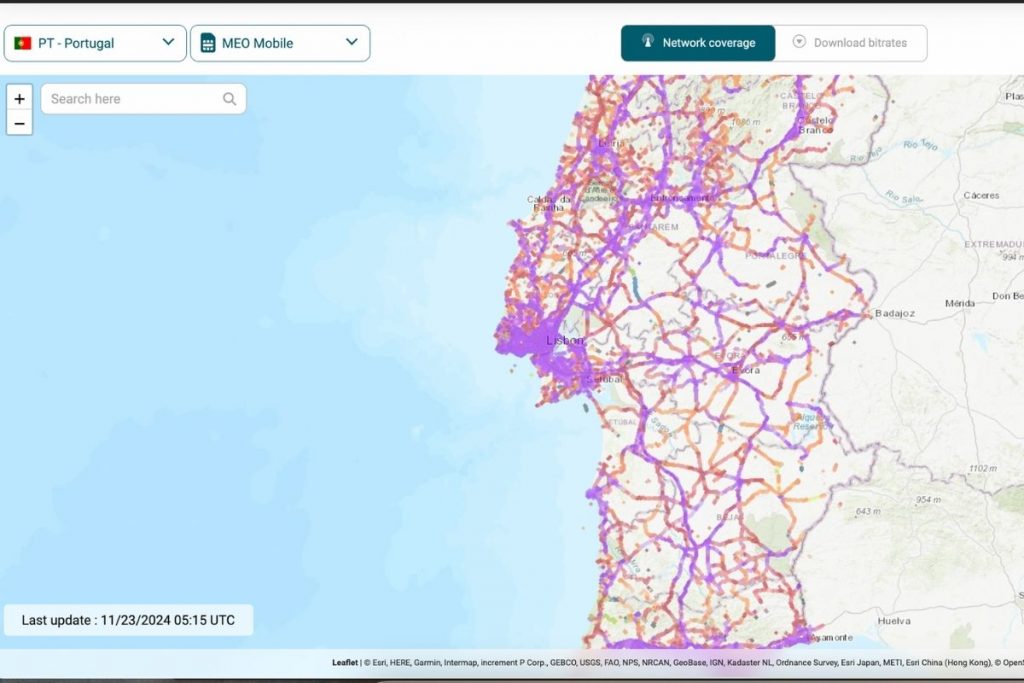 MEO Portugal Coverage