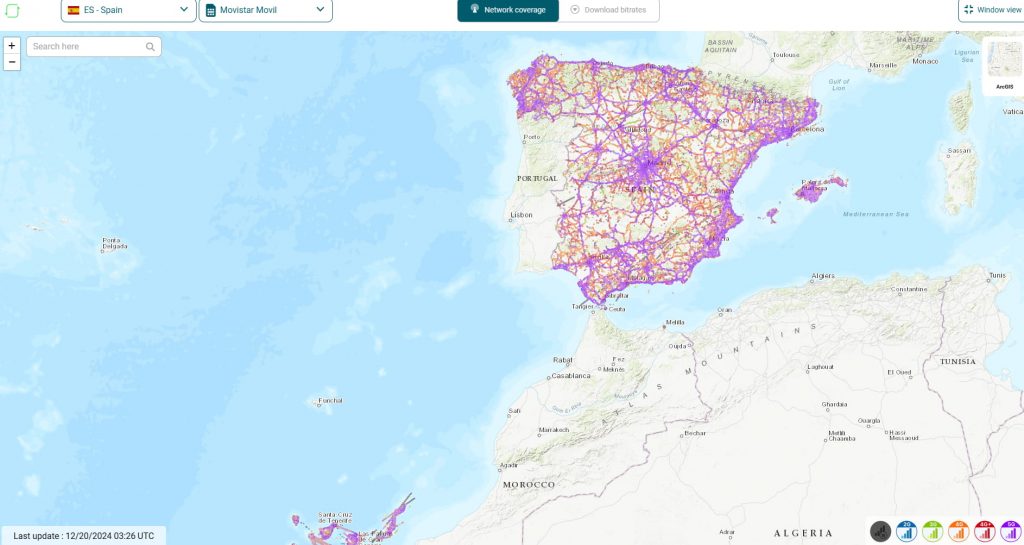 Movistar Coverage in Spain