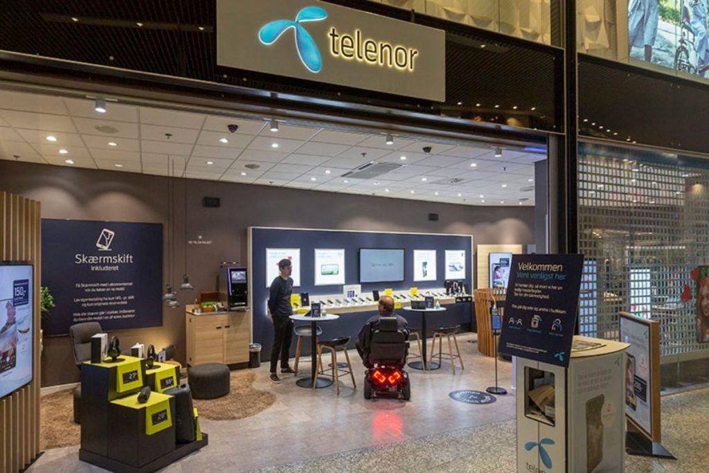 Telenor Store in Denmark