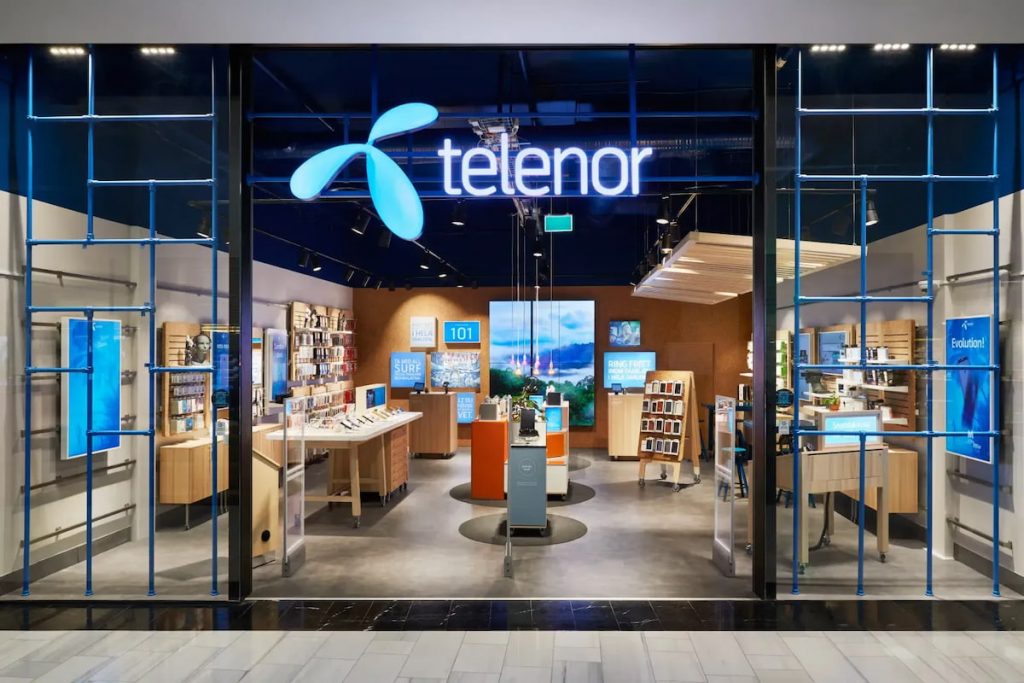 Telenor store in Norway