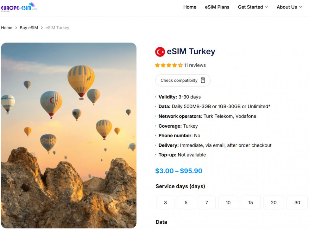 best esim for turkey