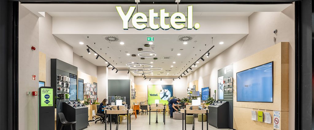 yettel store in budapest hungary