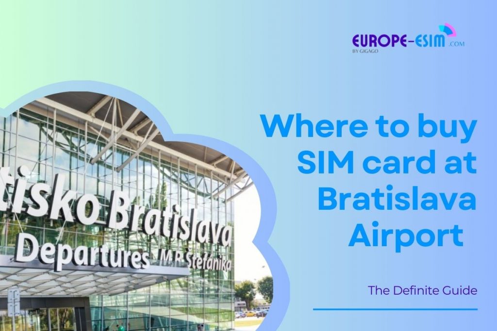 Buying SIM card at Bratislava Airport