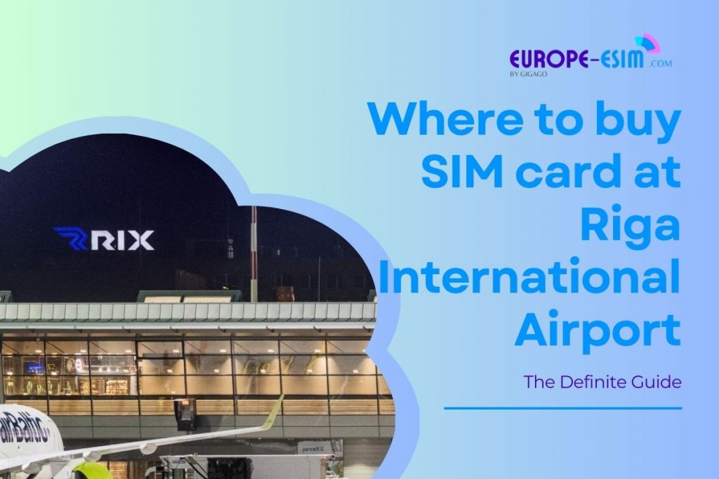 Buying SIM card at Riga International Airport