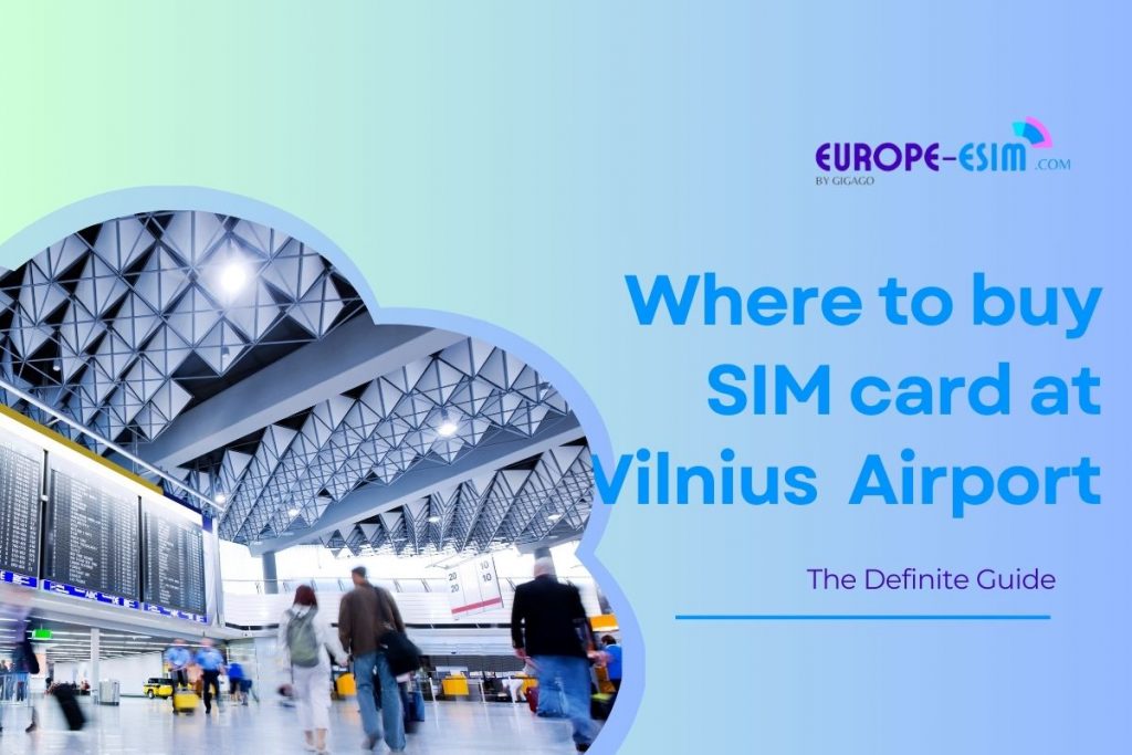 Buying SIM card at vilnius airport