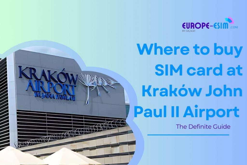 SIIM card at Kraków John Paul II AirportSIIM card at Kraków John Paul II Airport