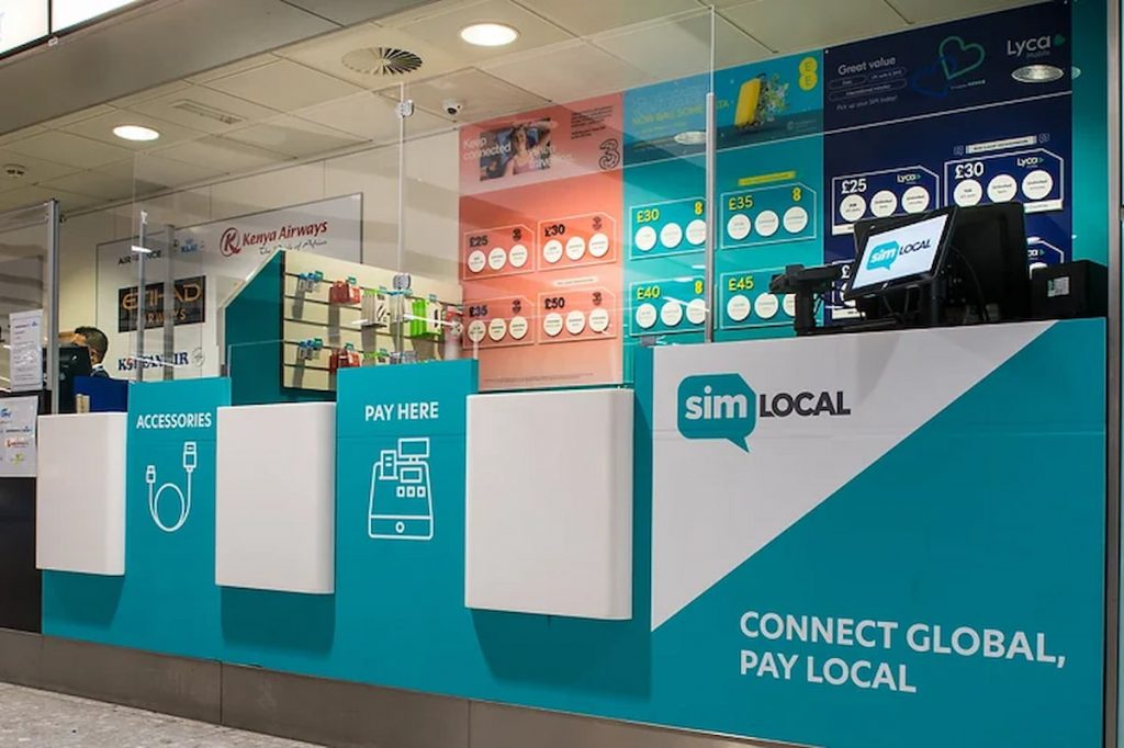 SIM local at Athens Airport