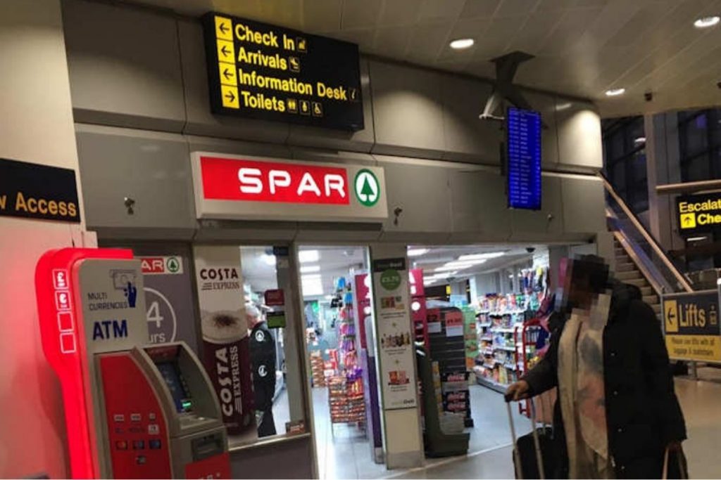 Spar in Manchester Airport