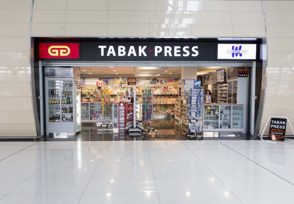 Tabak press at BTS Airport