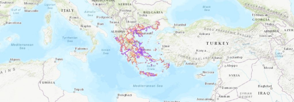 cosmote coverage map in greece