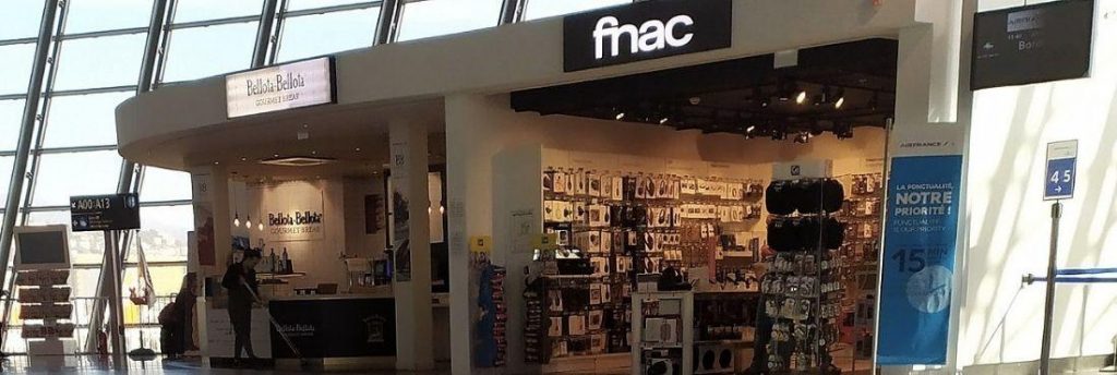 fnac store at nice france airport